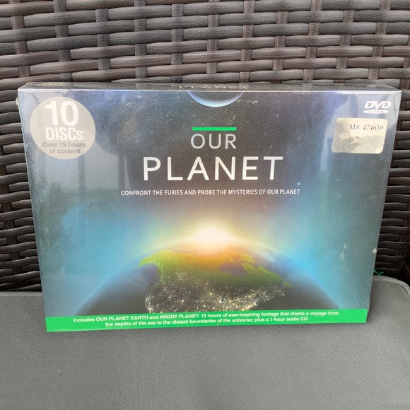 OUR PLANET contains PLANET EARTH (4 DVDs + 1 CD) and ANGRY PLANET (5 DVDs) - Picture 1 of 3